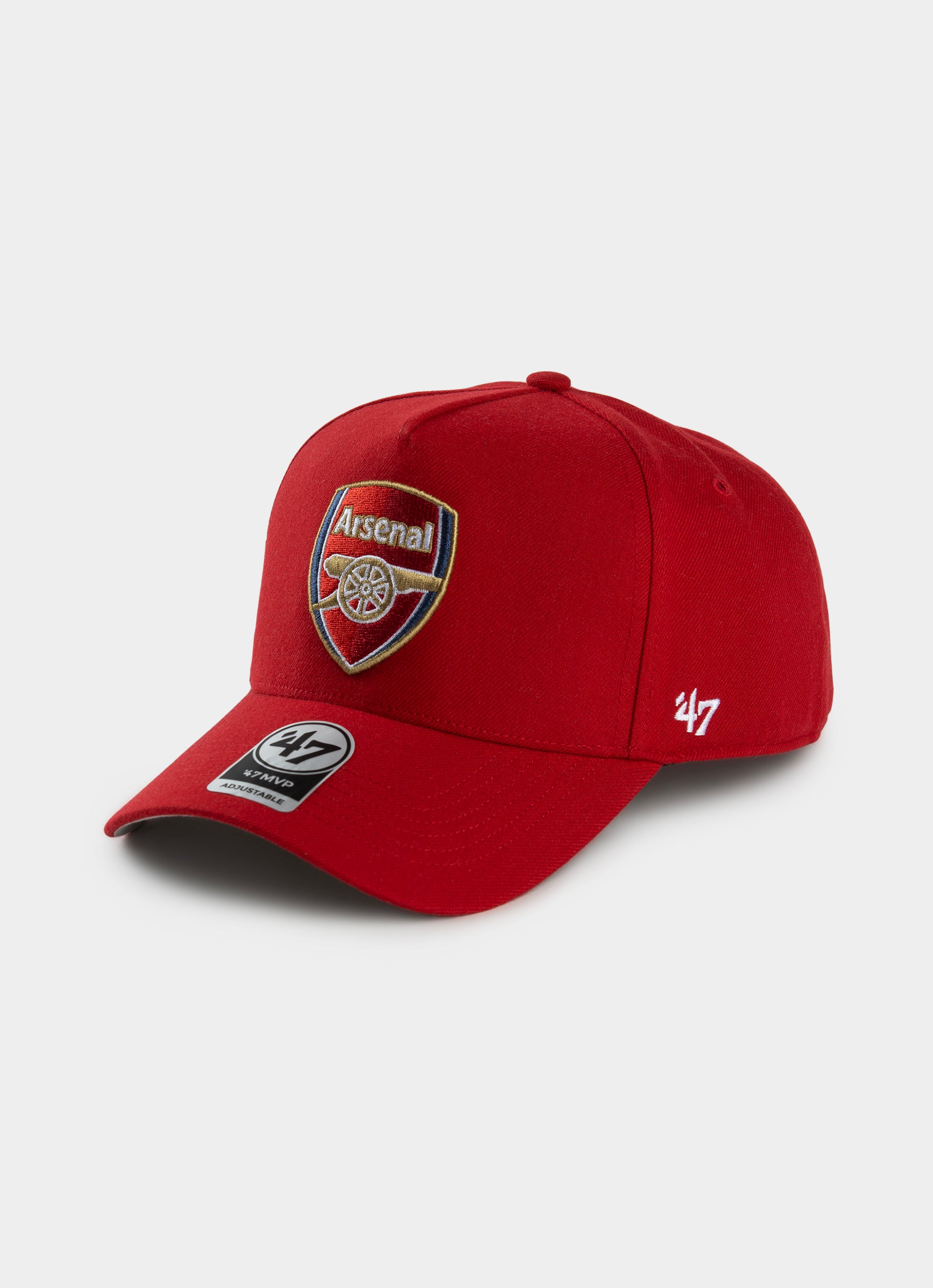 47 Brand Arsenal Fc 47 Mvp Dt Snapback Cap in Red | Red Rat
