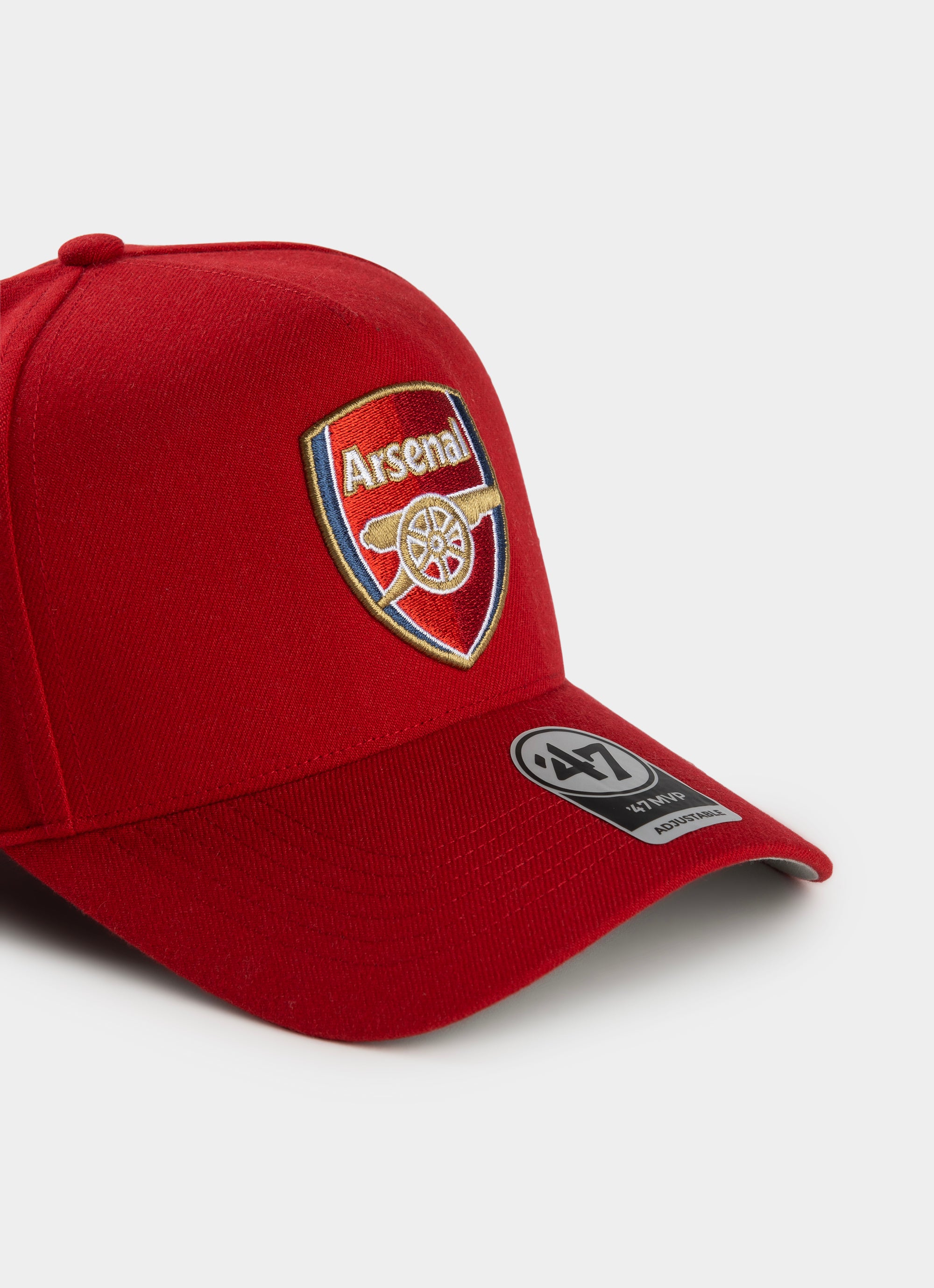 47 Brand Arsenal Fc 47 Mvp Dt Snapback Cap in Red | Red Rat