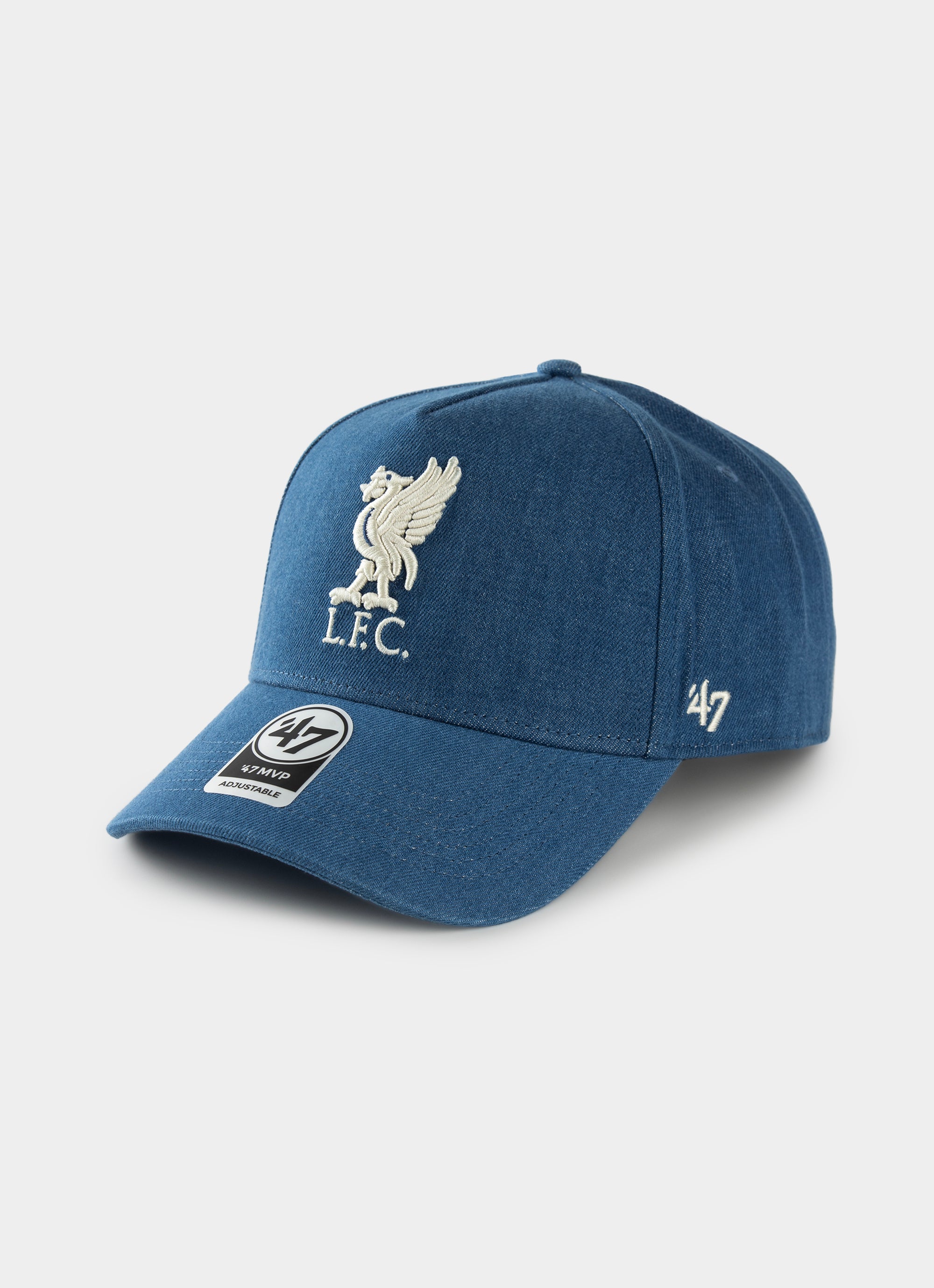47 Brand Liverpool Fc Denim '47 Mvp Dt Snapback Cap in Blue