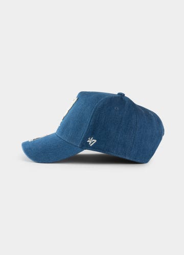 47 Brand Liverpool Fc Denim '47 Mvp Dt Snapback Cap in Blue
