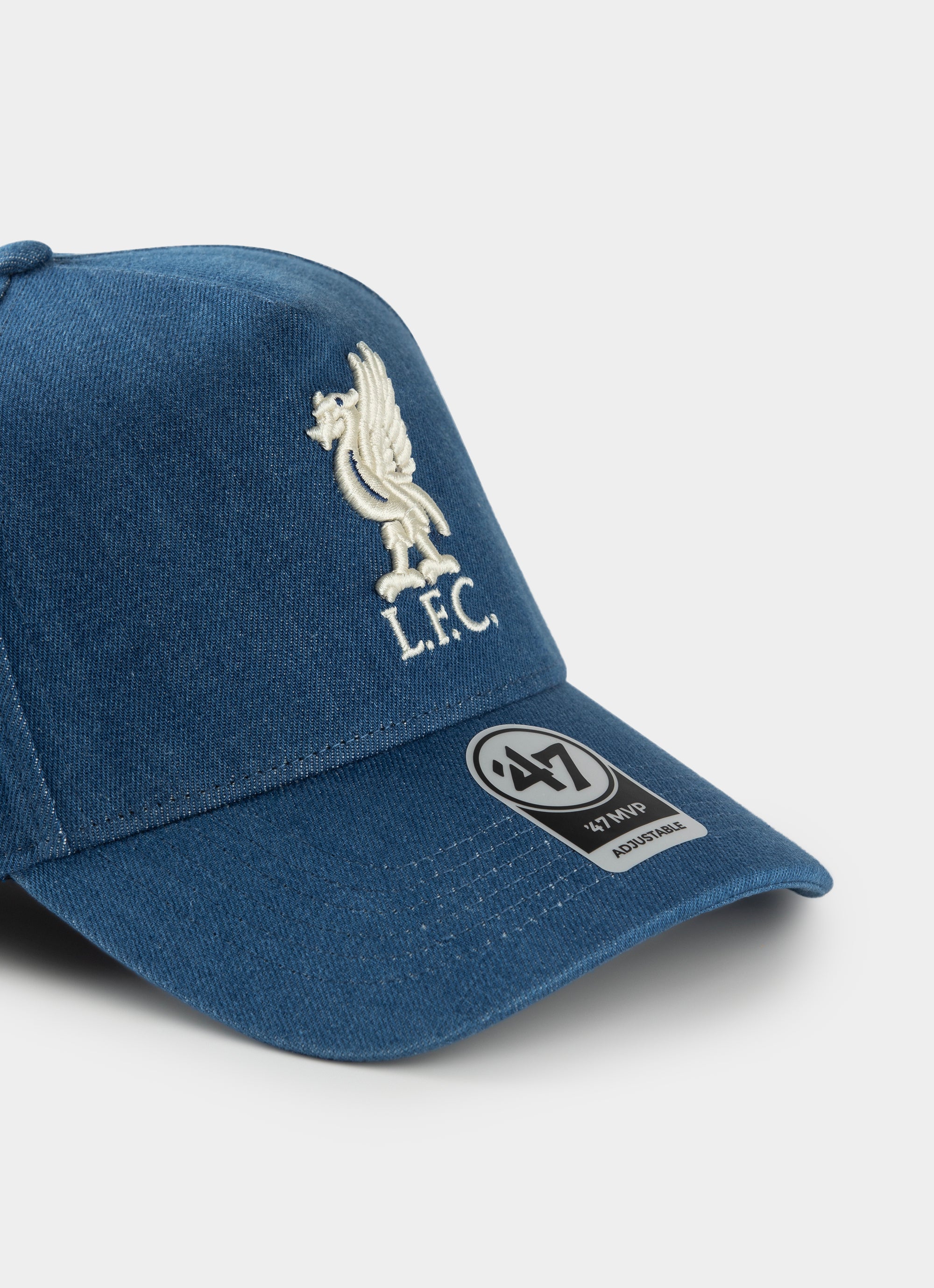 47 Brand Liverpool Fc Denim '47 Mvp Dt Snapback Cap in Blue