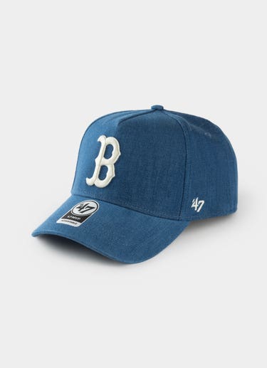 47 Brand Mlb Boston Red Sox Denim '47 Mvp Dt Snapback Cap in Blue