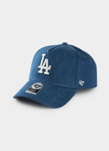 47 Brand Mlb Los Angeles Dodgers Denim '47 Mvp Dt Snapback Cap in Blue