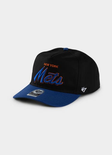 47 Brand Mlb New York Mets Cooperstown Crosstown Basic 47 Hitch Cap in Black
