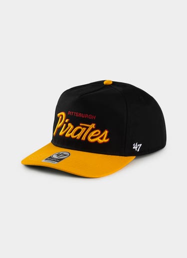 47 Brand Mlb Pittsburgh Pirates Cooperstown Crosstown Basic 47 Hitch Cap in Black