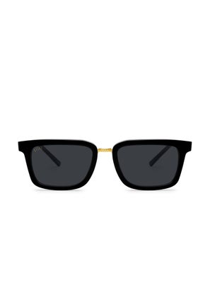 9FIVE Bishop Black & 24K Gold Sunglasses