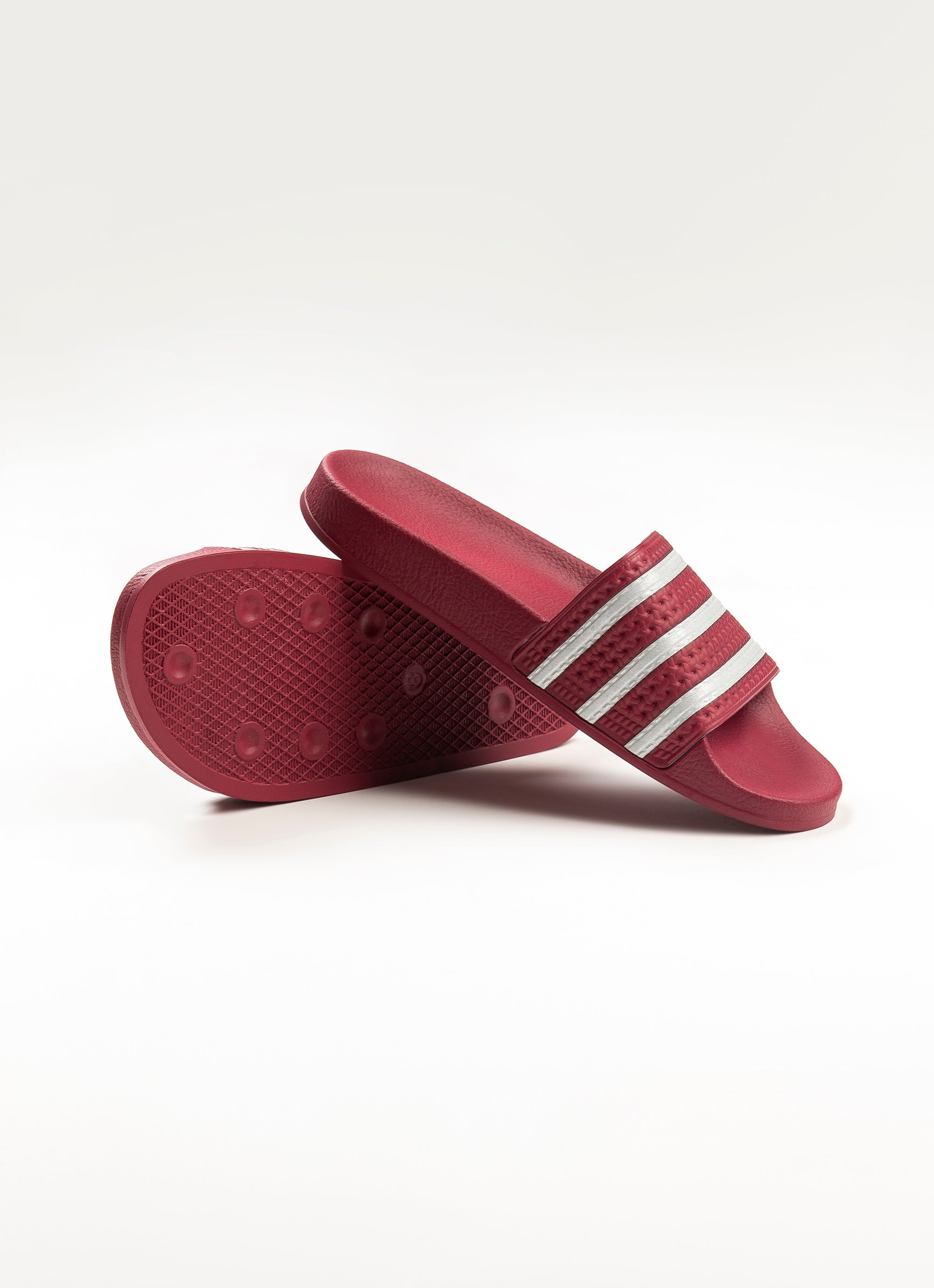 adidas adilette maroon slides