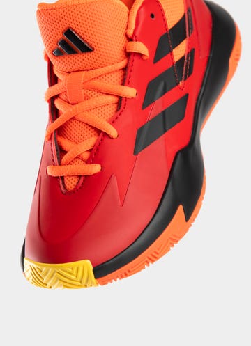 Adidas Basketball Cross Em Up Select Mid Trainers Shoes - Kids in Red