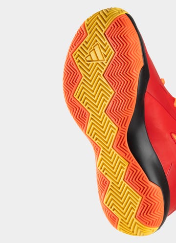 Adidas Basketball Cross Em Up Select Mid Trainers Shoes - Kids in Red