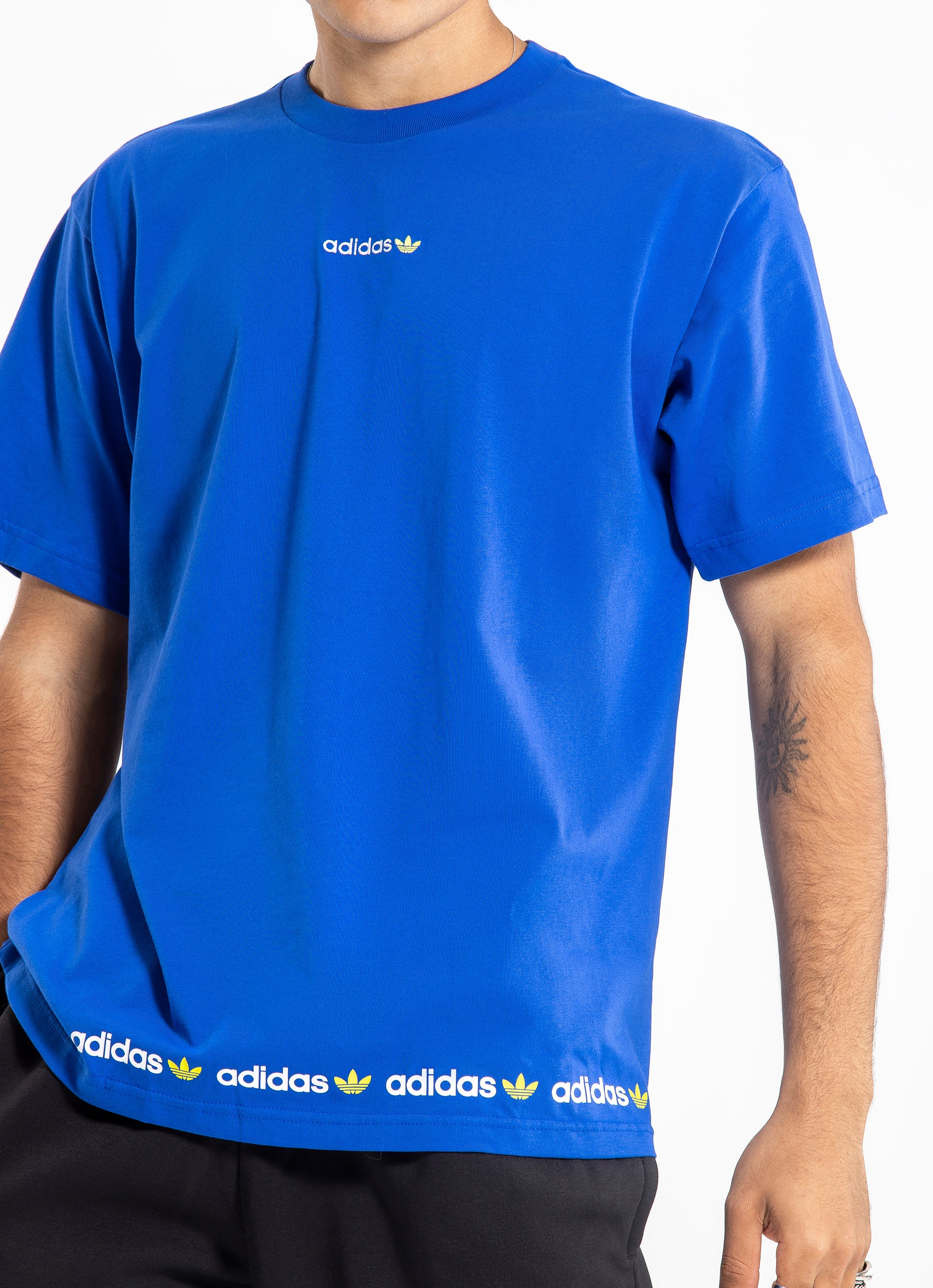 adidas linear repeat t shirt