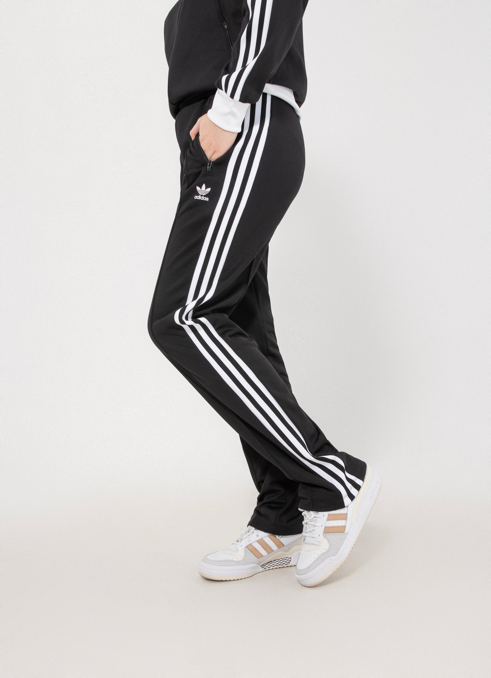 Adidas Original Beckenbauer Trackpants - Womens in Black | Red Rat