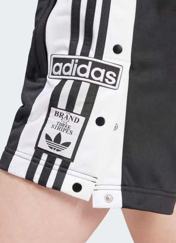 Adidas Originals Adibreak Shorts Womens in Black Red Rat