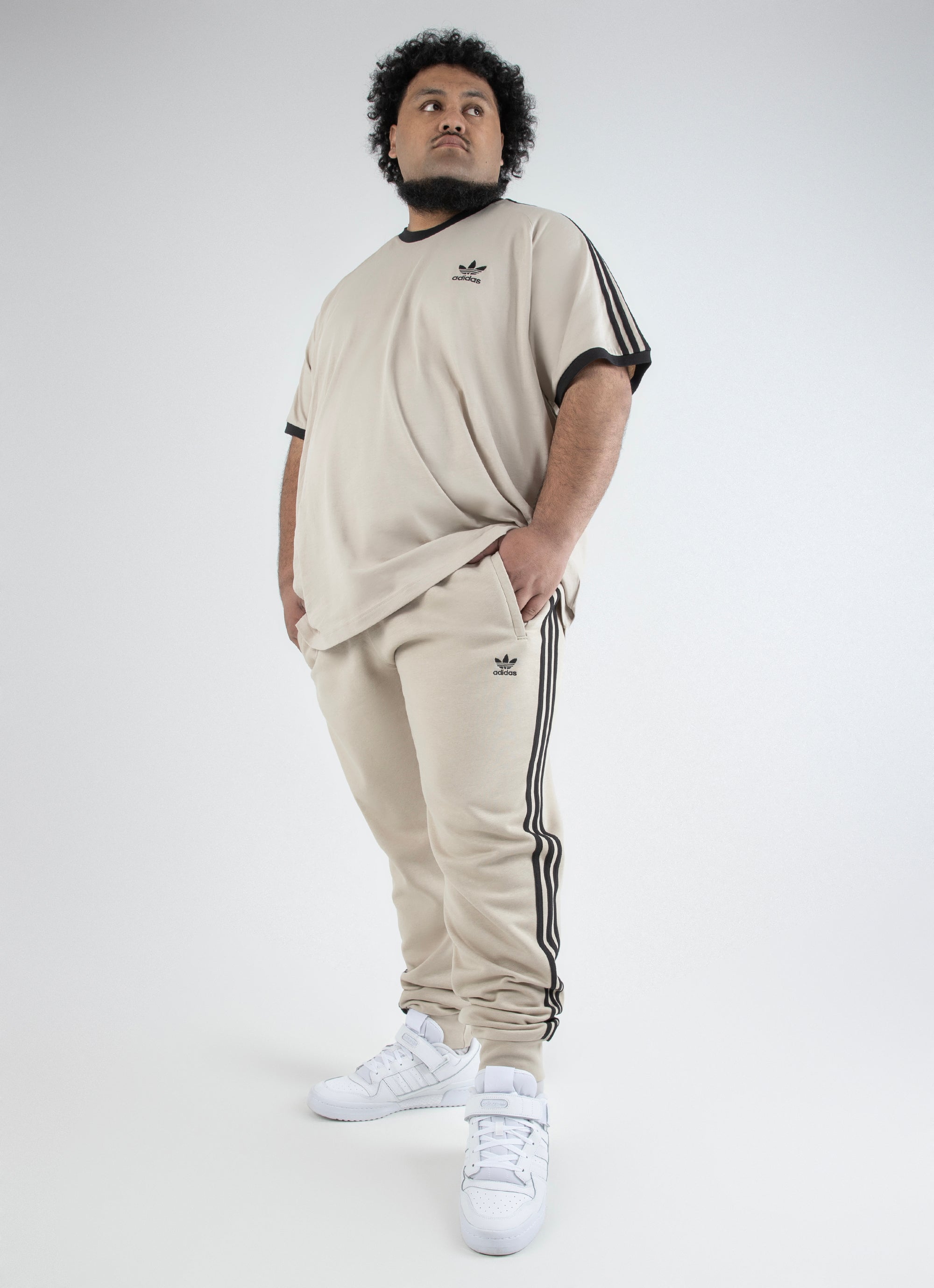 Adidas Originals Adicolor Classics 3-stripes Pants - Big & Tall in Beige |  Red Rat