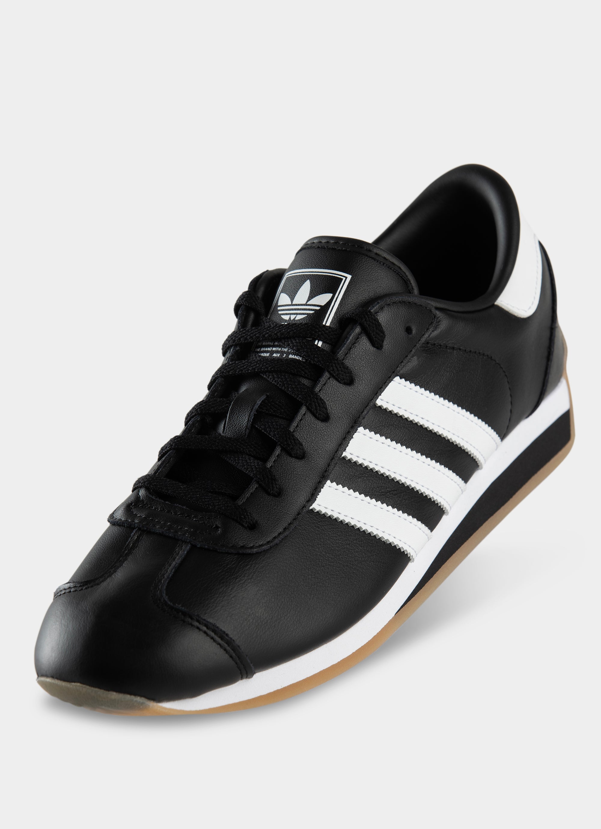 Adidas Originals Country Ii Shoes - Unisex in Black | Red Rat