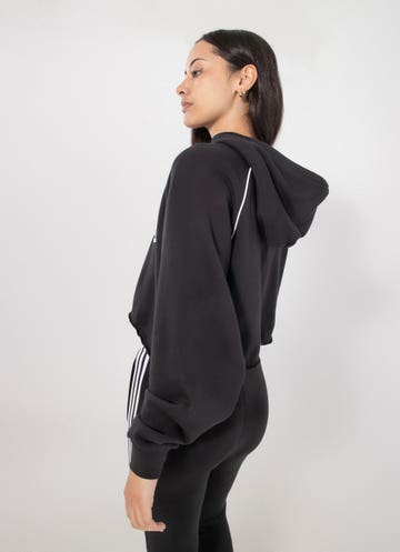 Adidas Originals Cs Crop Hoodie - Womens in Black