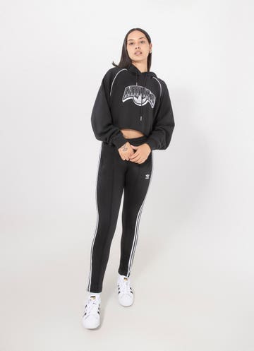 Adidas Originals Cs Crop Hoodie - Womens in Black