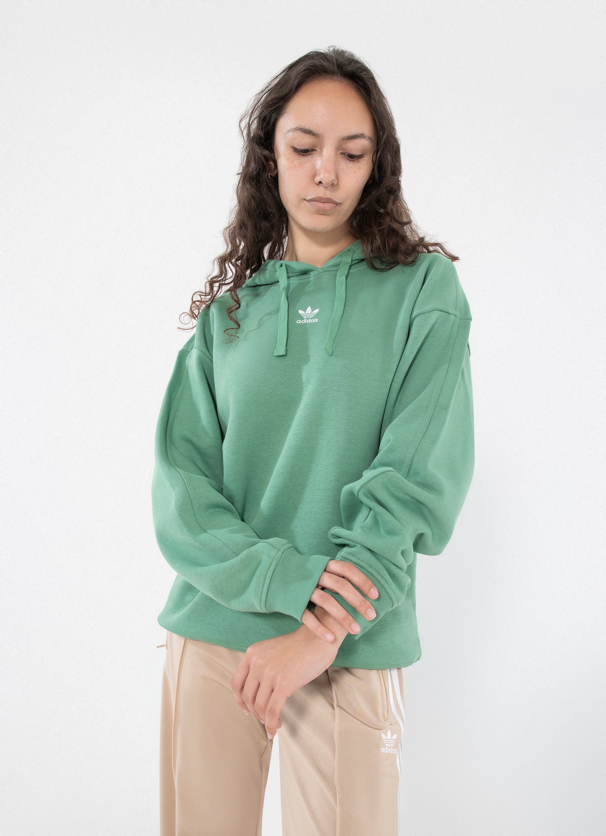 Adidas Originals Essential Hoodie - Womens in Green