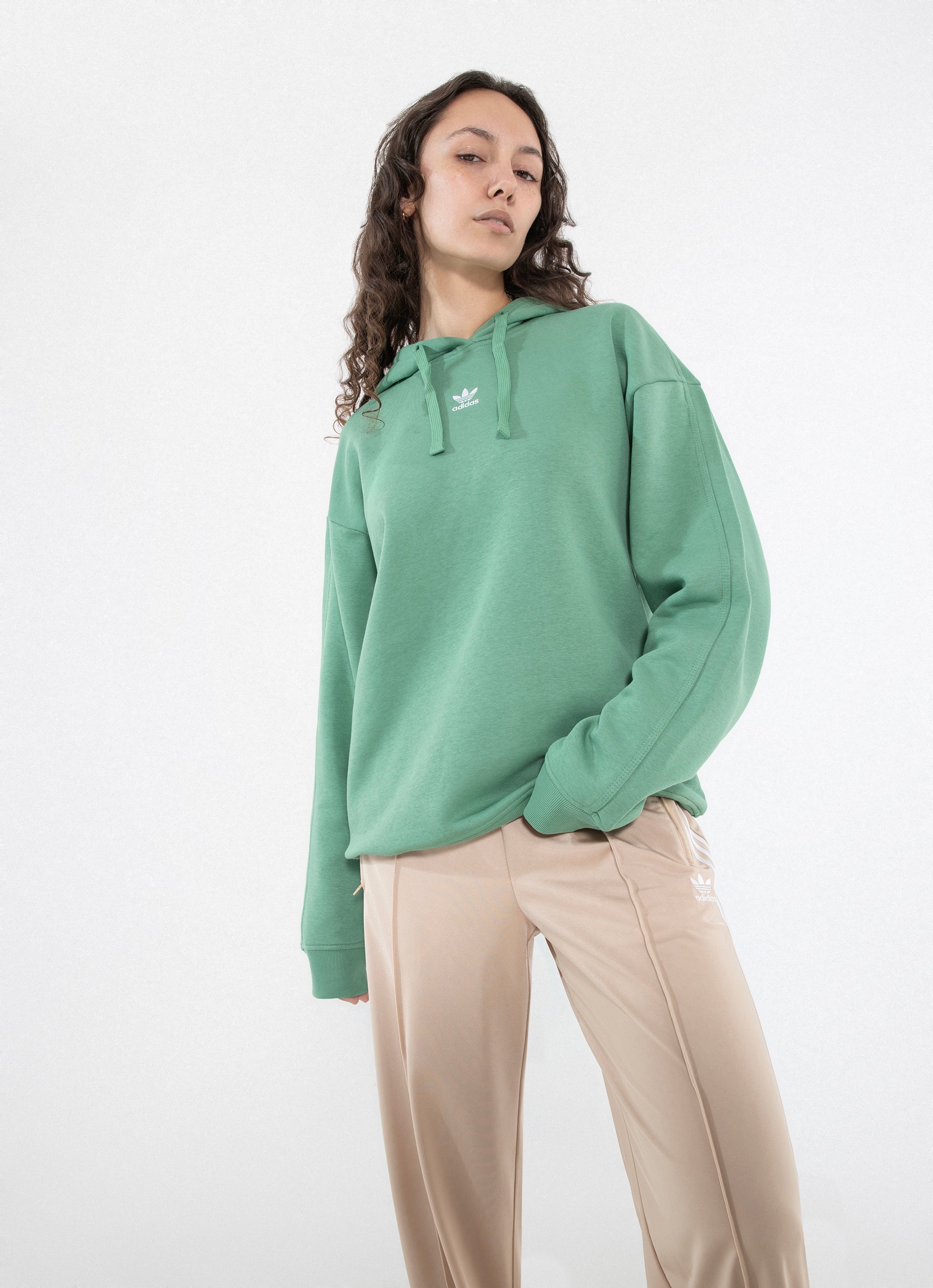 Adidas Originals Essential Hoodie - Womens in Green