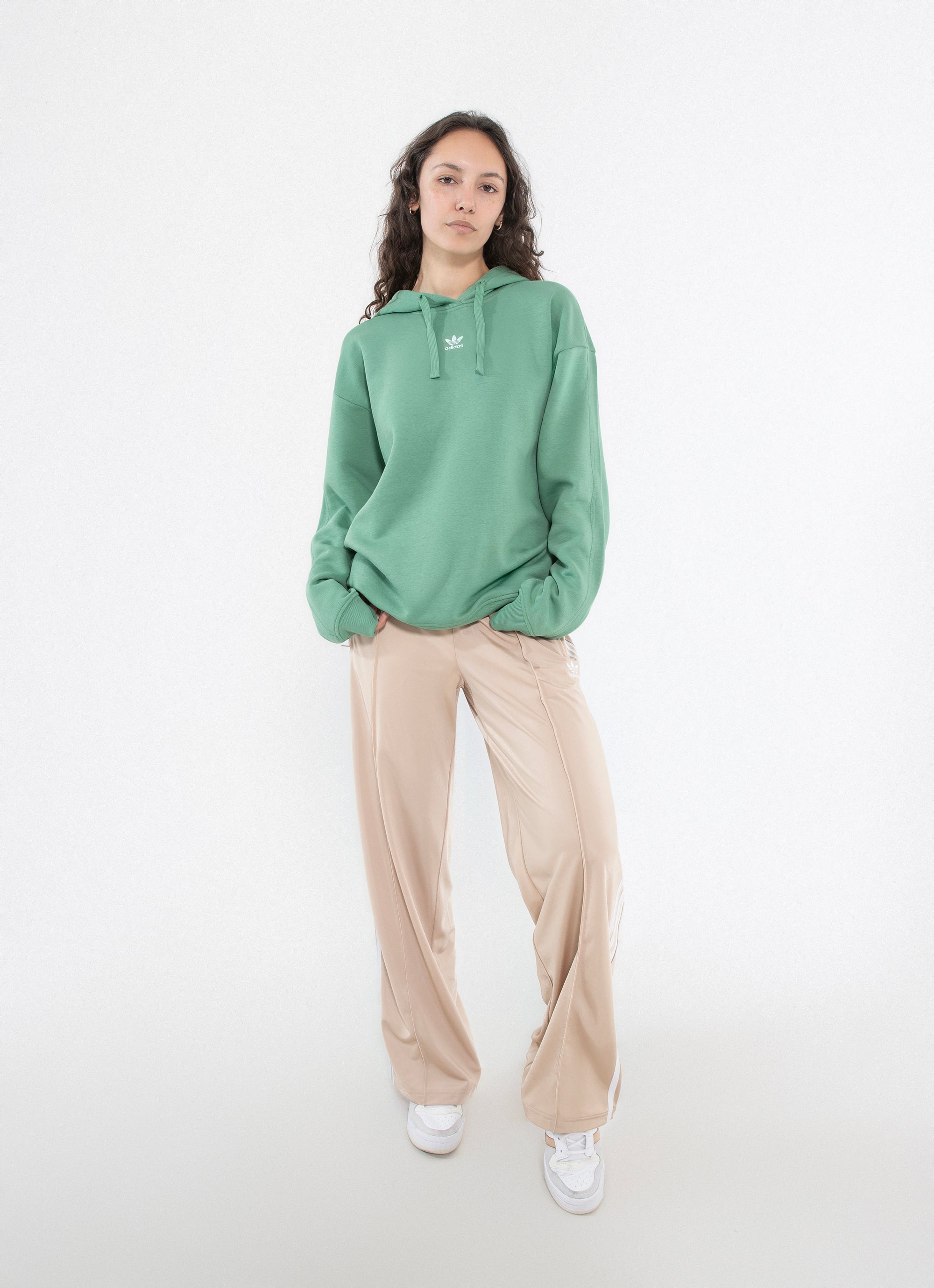 Adidas Originals Essential Hoodie - Womens in Green