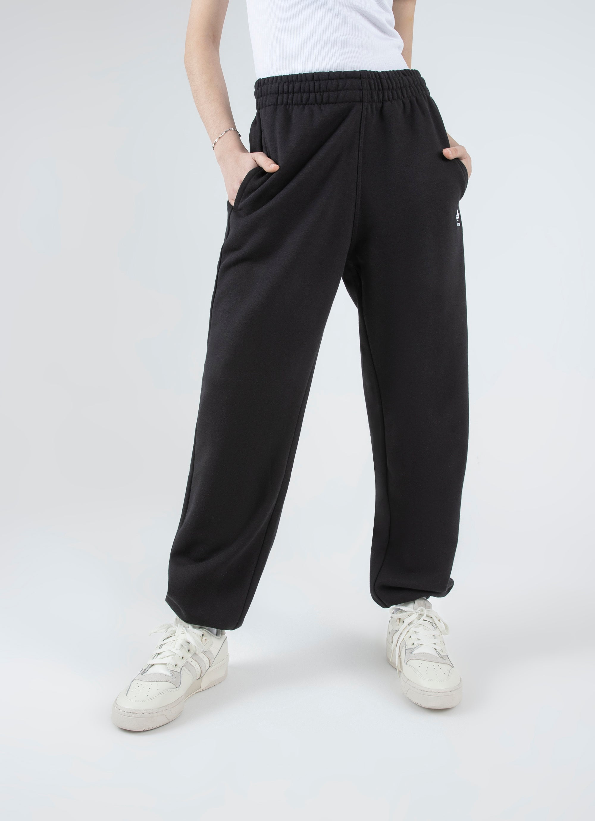 Adidas Originals Essentials Fleece Joggers - Womens in Black