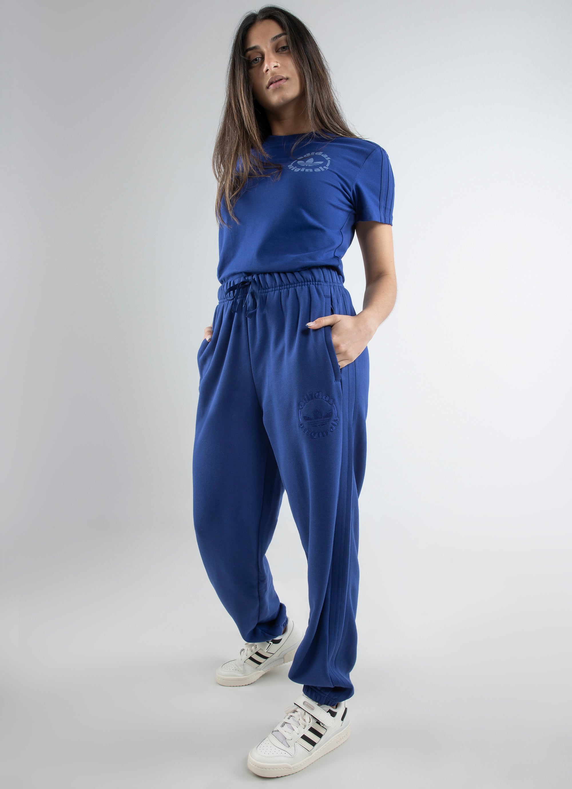 Adidas Originals Jogger Pants -womens in Blue