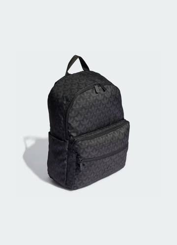 Black Monogram Backpack