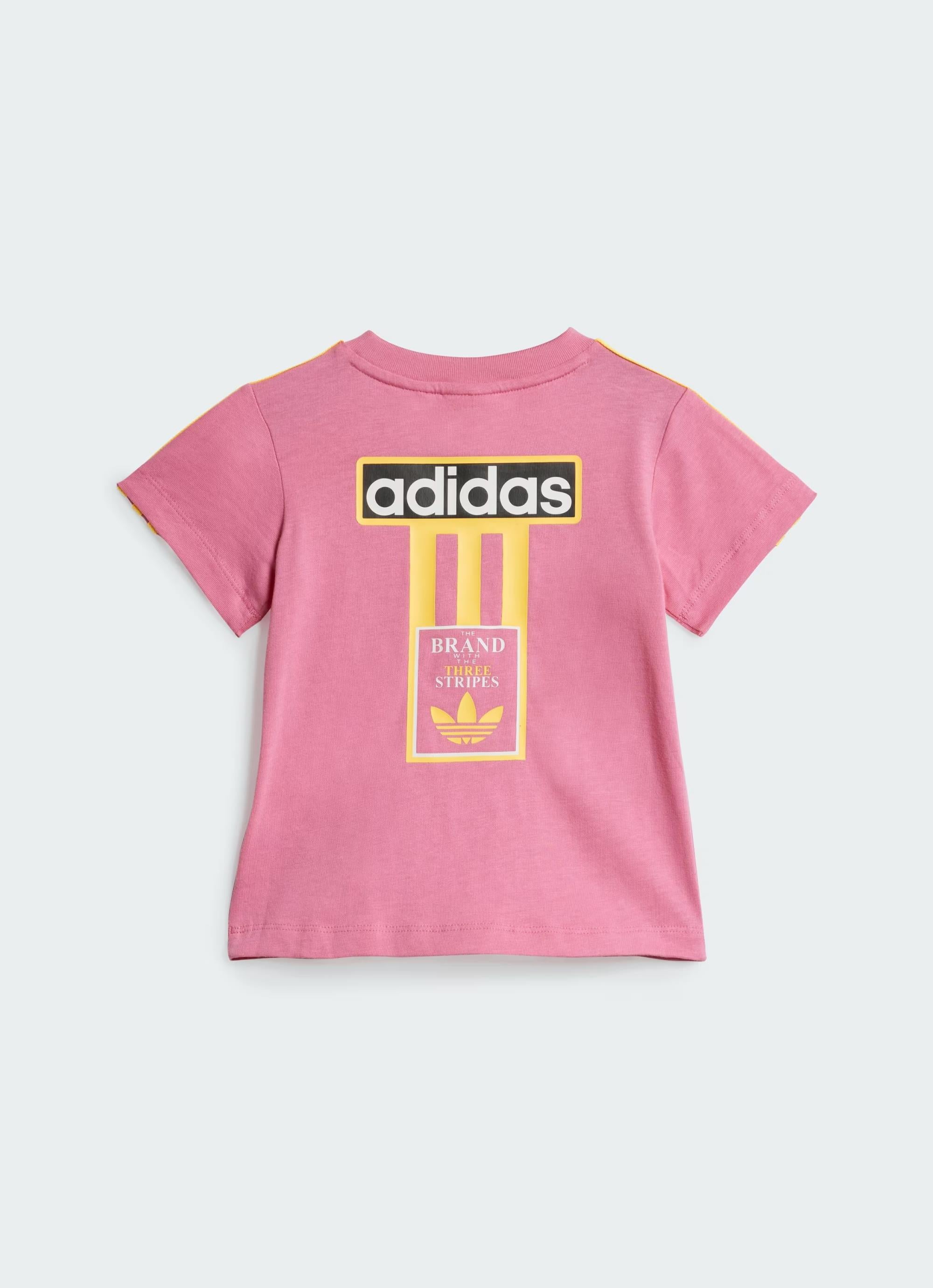 Adidas Originals Short Tee Set - Infant in Pink