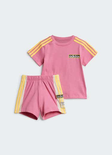 Adidas Originals Short Tee Set - Infant in Pink