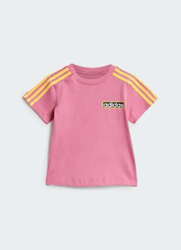Adidas Originals Short Tee Set - Infant in Pink