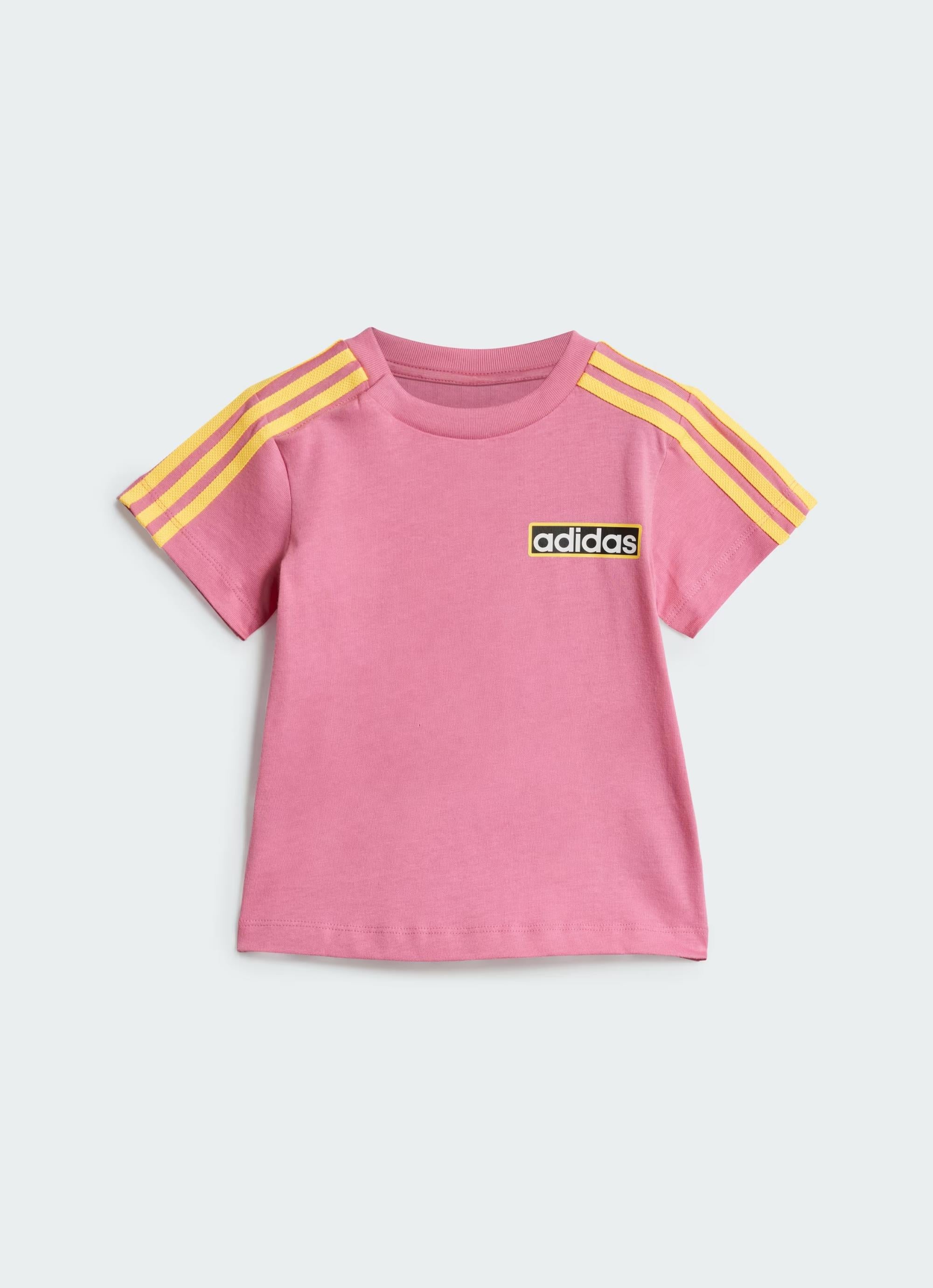 Adidas Originals Short Tee Set - Infant in Pink