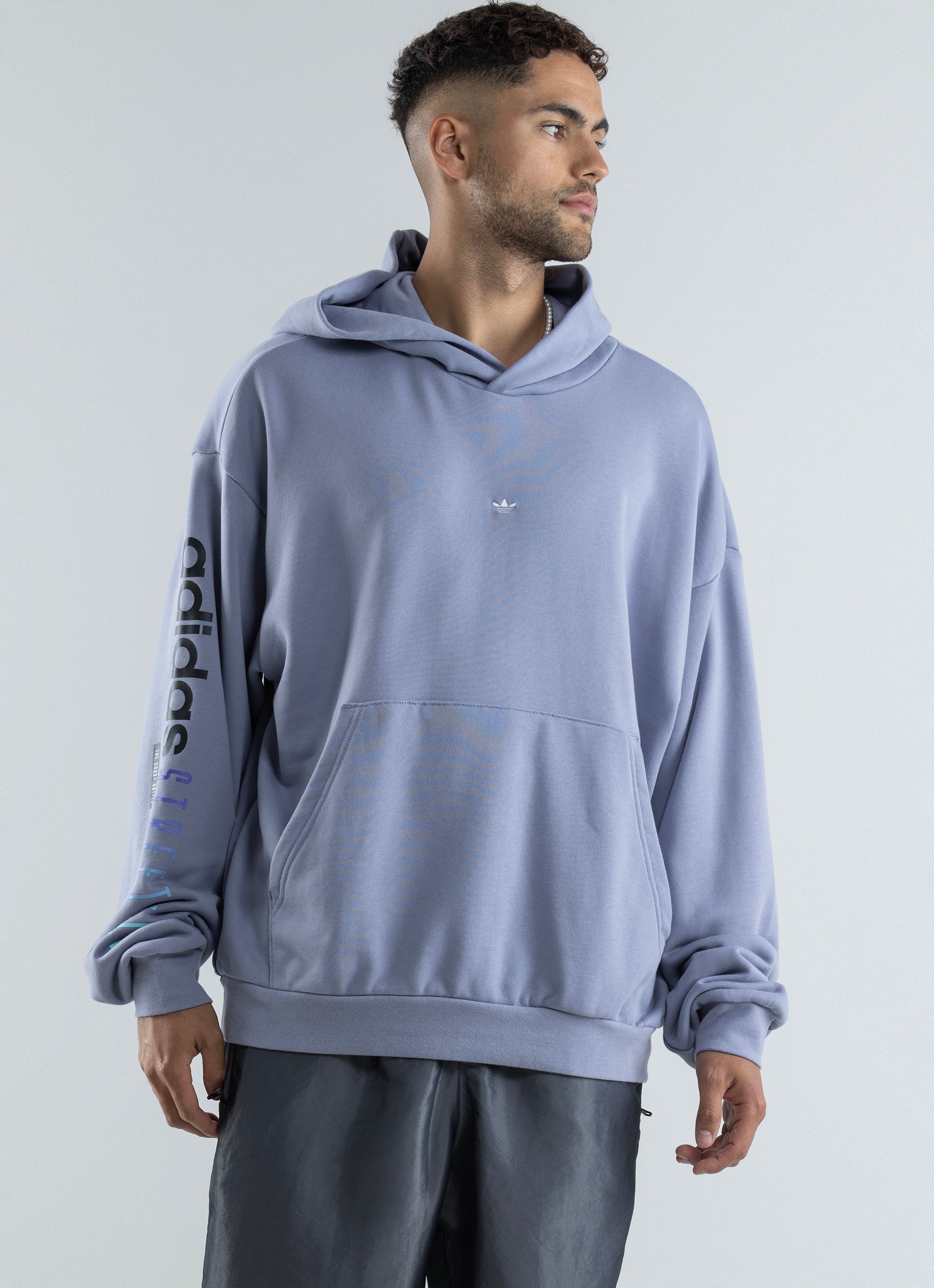 Adidas Originals Streetball Hoodie in Grey | Red