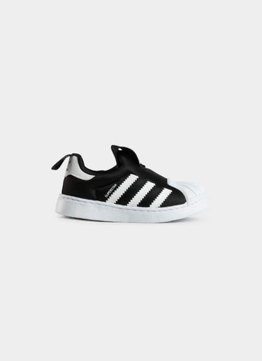 Adidas Originals Superstar 360 Shoes - Toddler in Black
