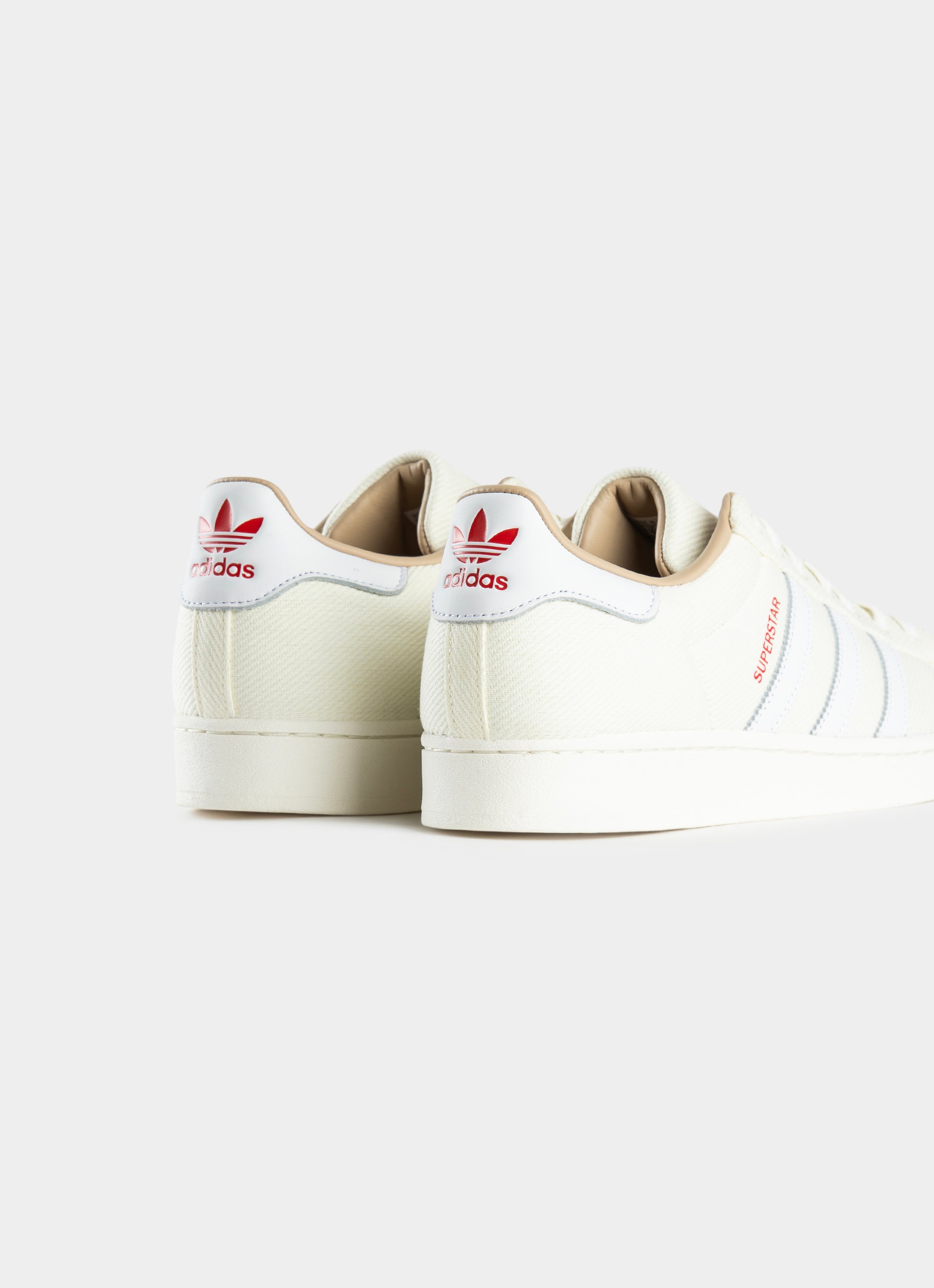 Adidas Originals Superstar Shoes in Beige