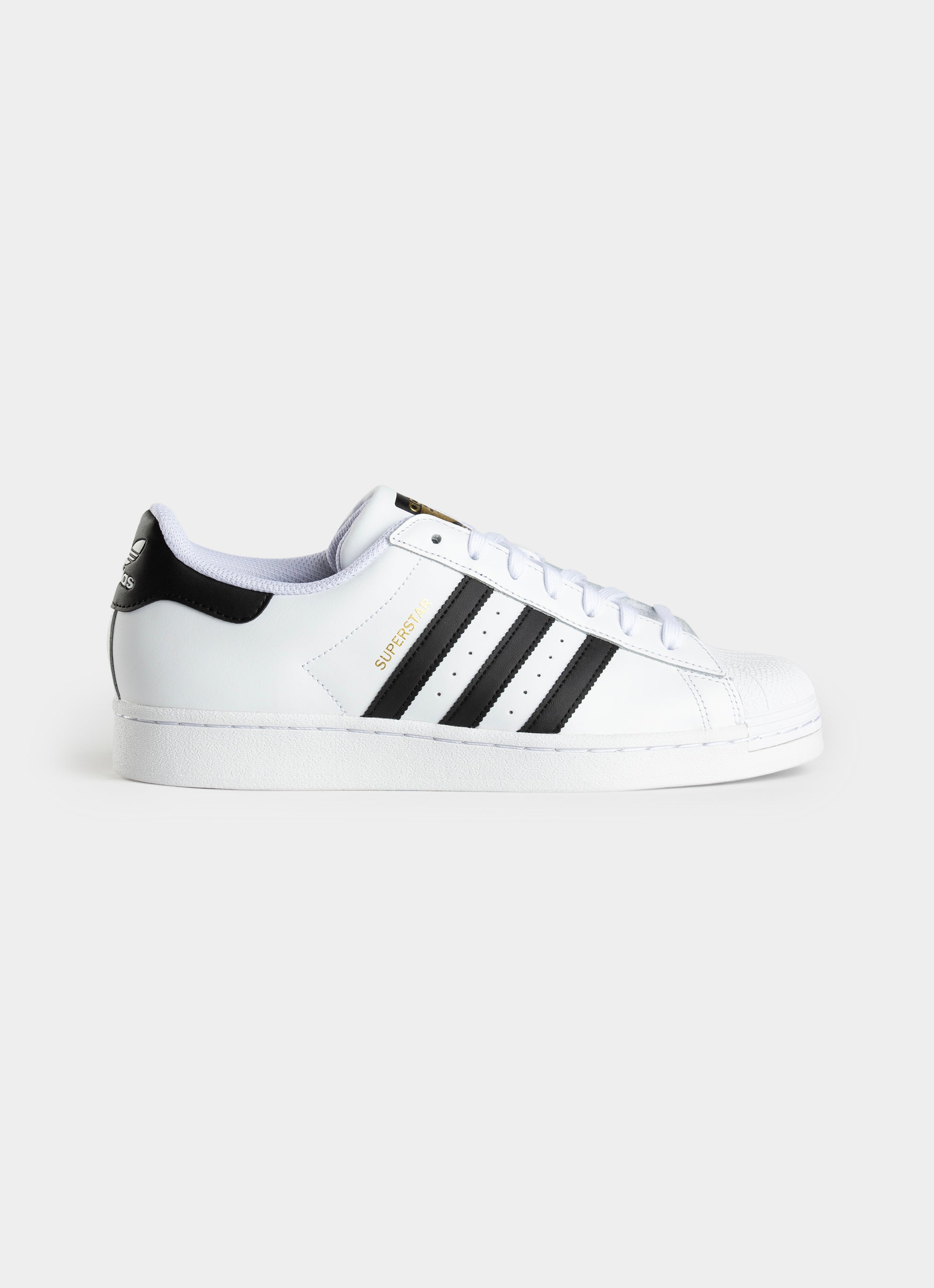 adidas Originals Superstar sneakers in black and white