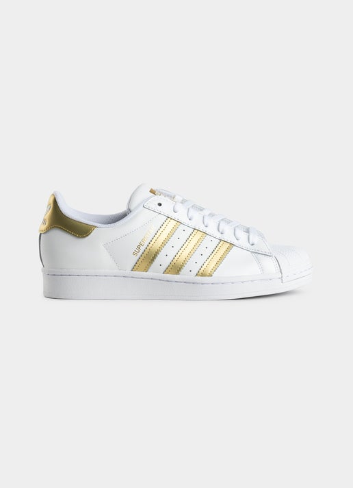 Adidas Originals Superstar Shoes - Womens in White | Red Rat