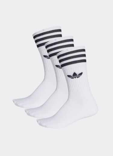 Adidas Originals Solid Crew Sock in White