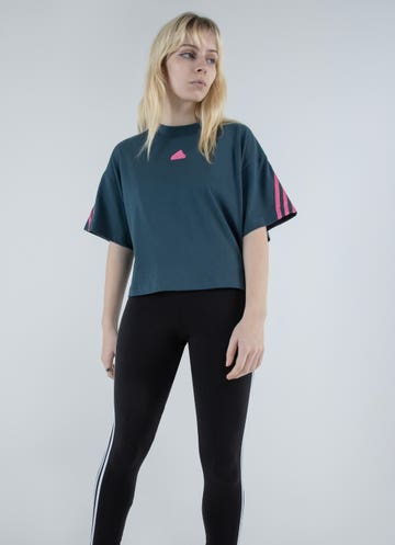 Adidas Sportswear Future Icons 3-stripes Tee - Womens in Blue