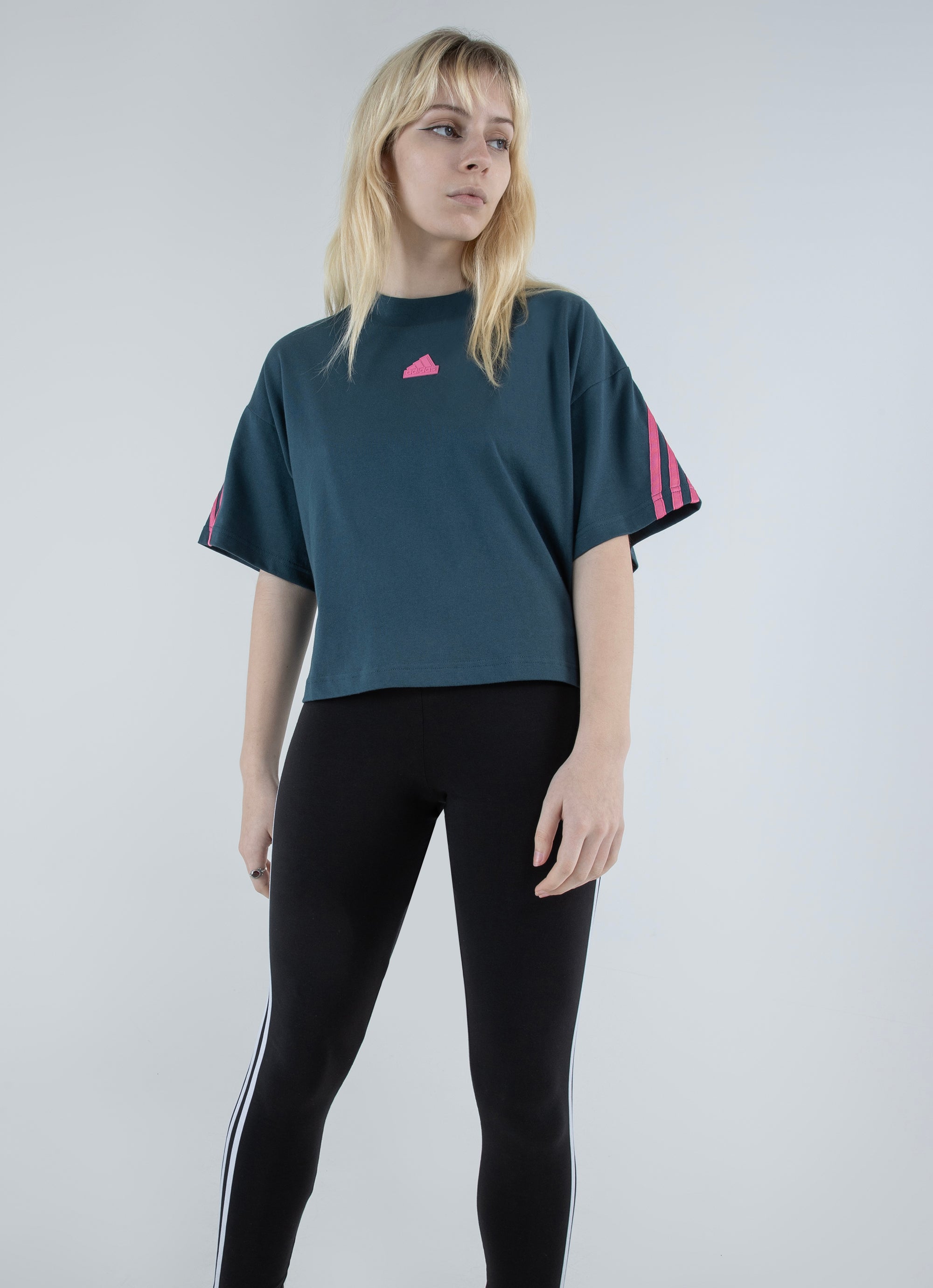 Adidas Sportswear Future Icons 3-stripes Tee - Womens in Blue