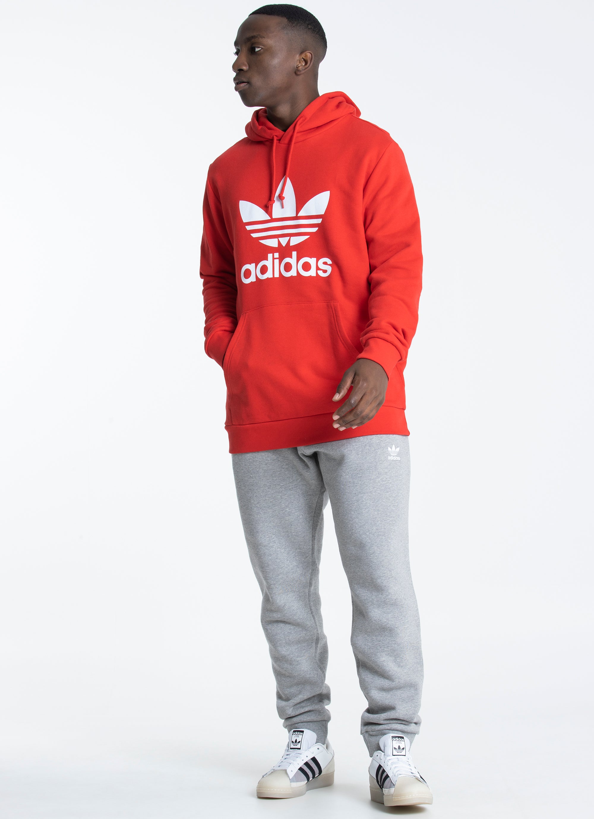 Adidas Originals Trefoil Hoodie in Unknown | Red Rat