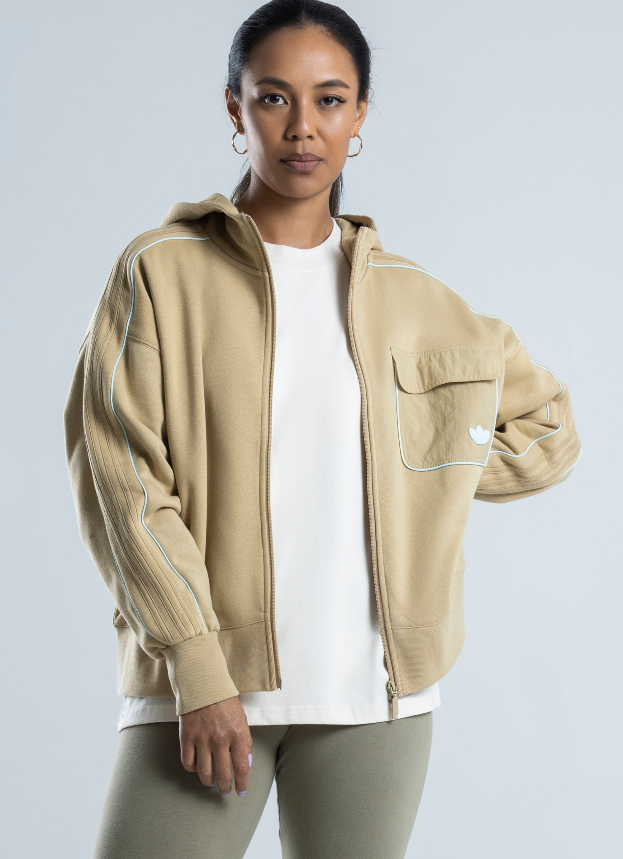 Adidas Zip Hoodie - Womens | Red Rat