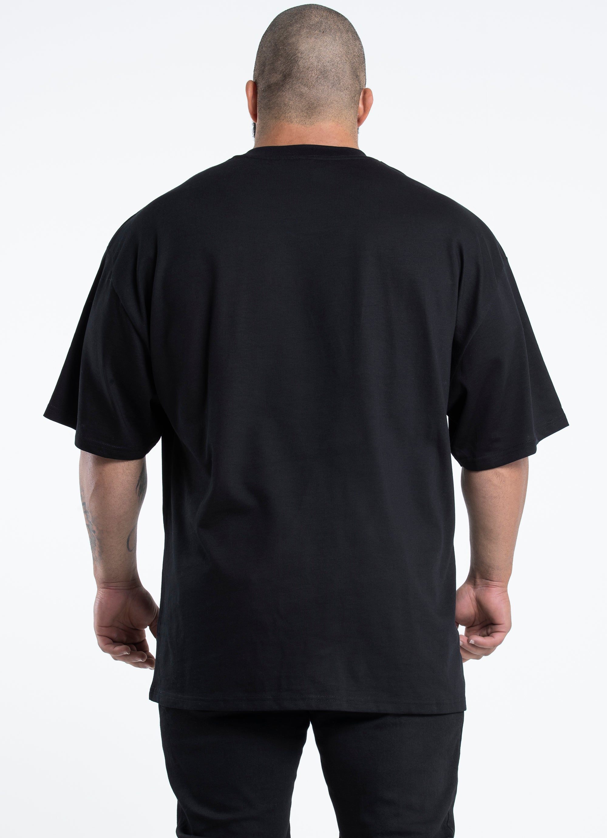 As Colour Heavy Tee -  Big & Tall in Black