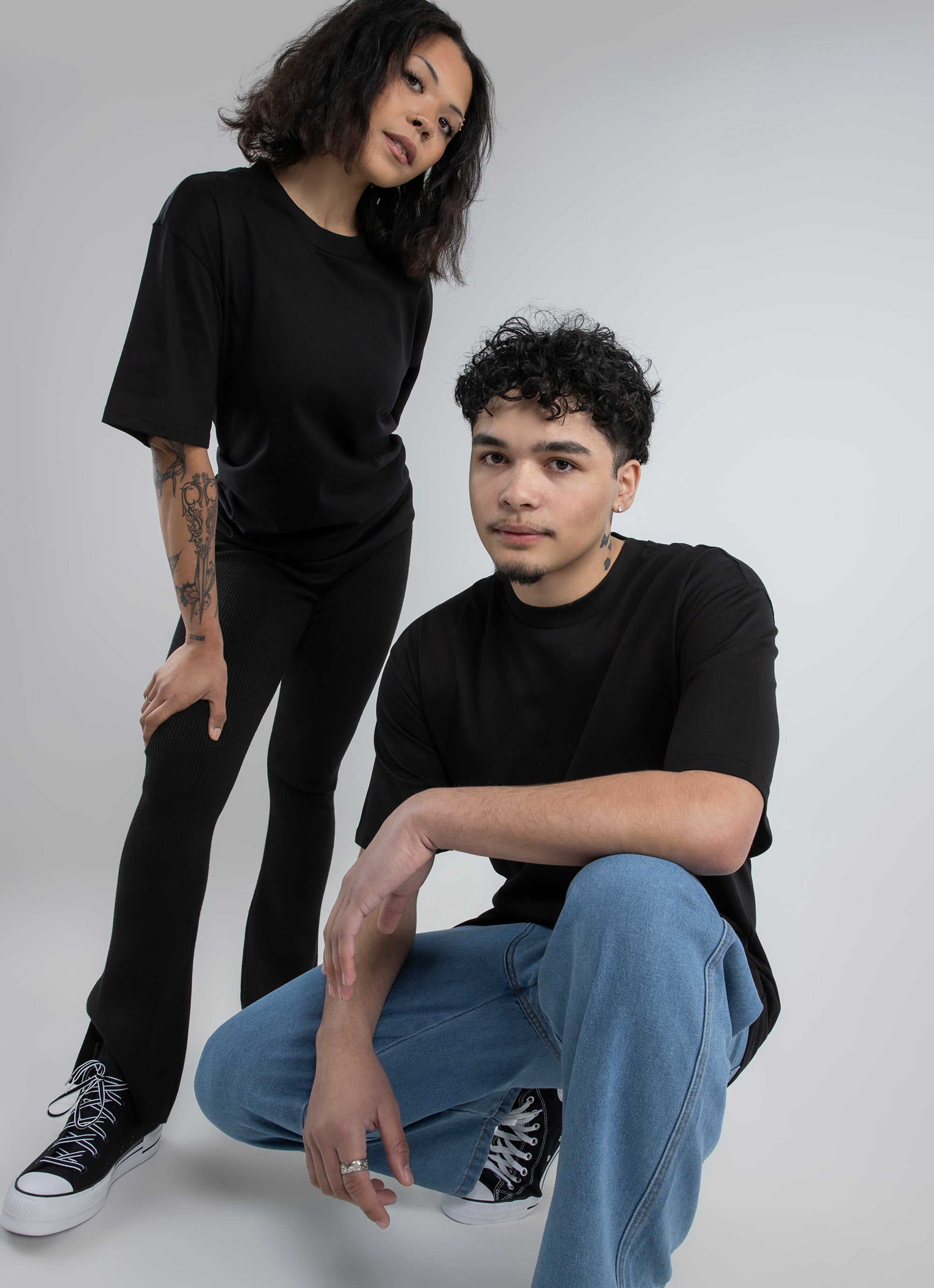 As Colour Heavy Tee in Black