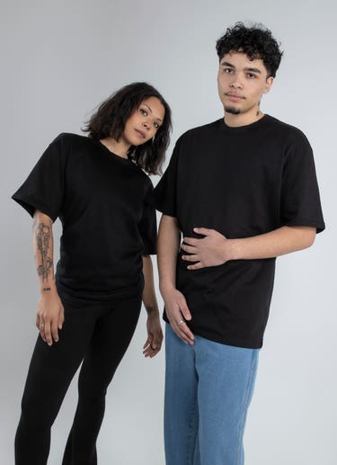 As Colour Heavy Tee in Black