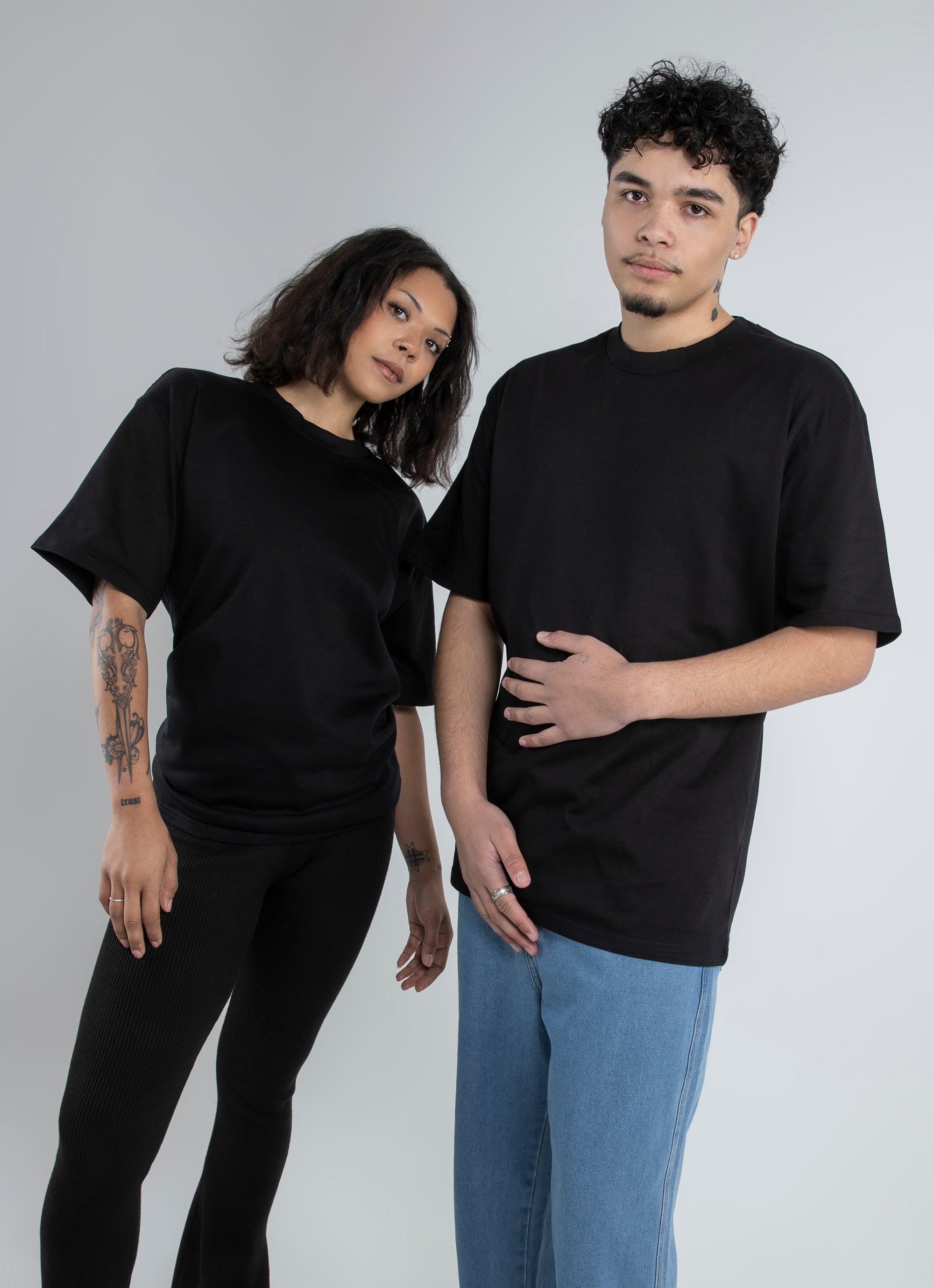 As Colour Heavy Tee in Black