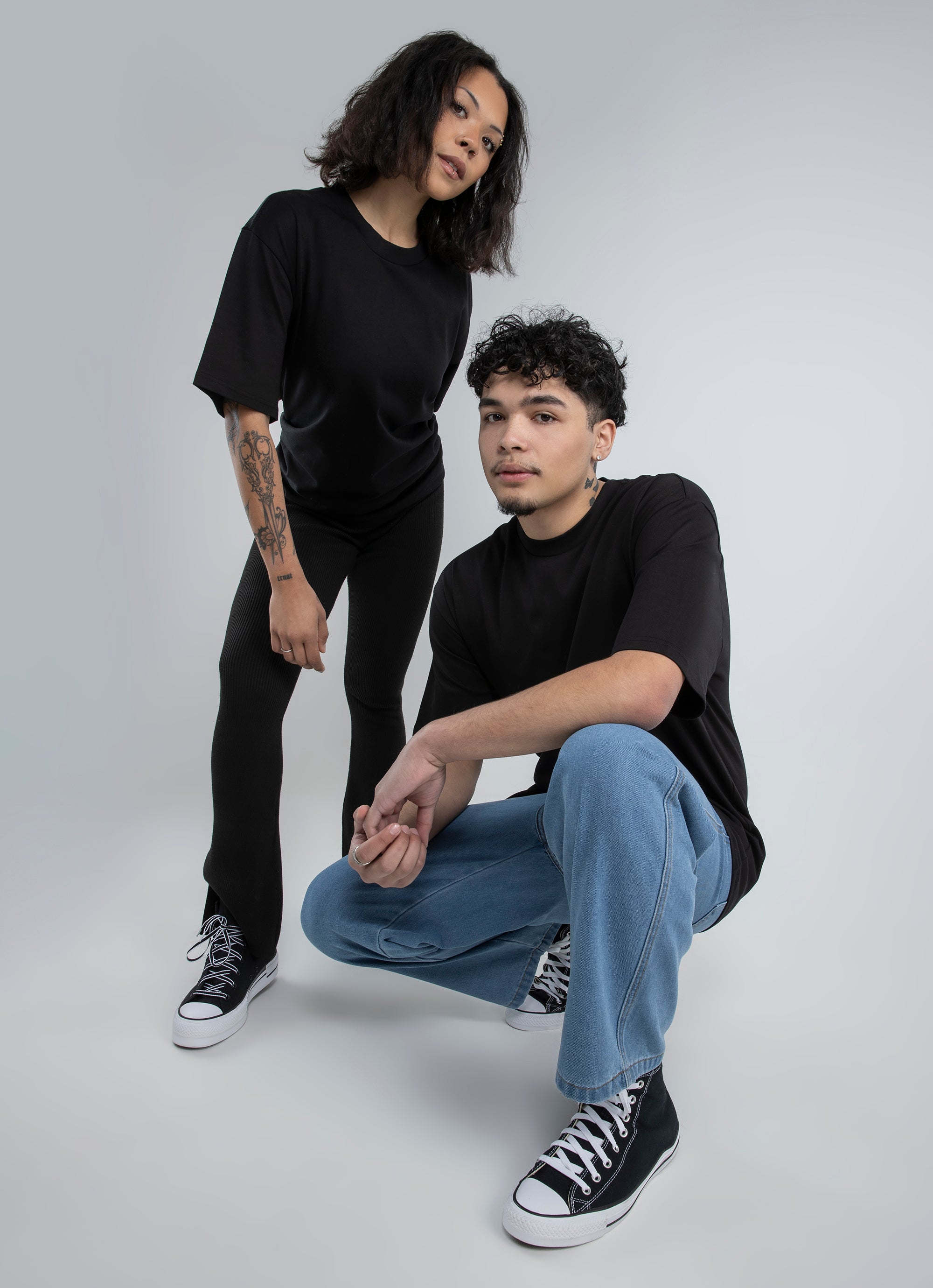 As Colour Heavy Tee in Black