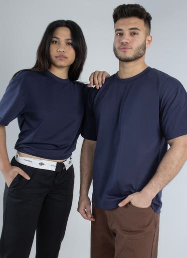 As Colour Heavy Tee in Blue