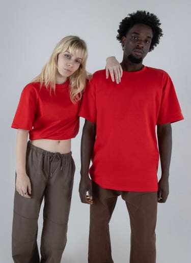 As Colour Heavy Tee in Red
