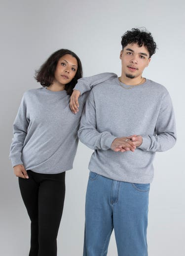 As Colour Mens Premium Crew in Grey