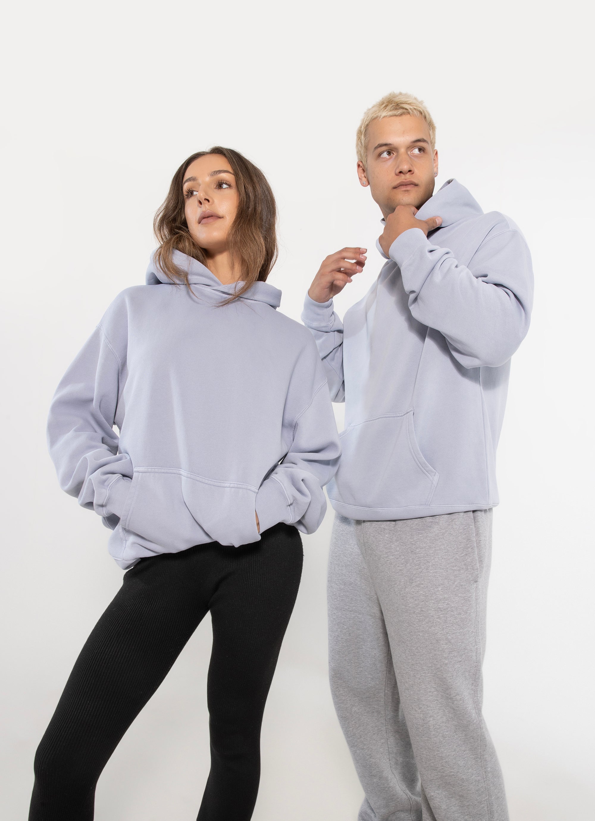 As Colour Relax Faded Hoodie in Blue | Red Rat