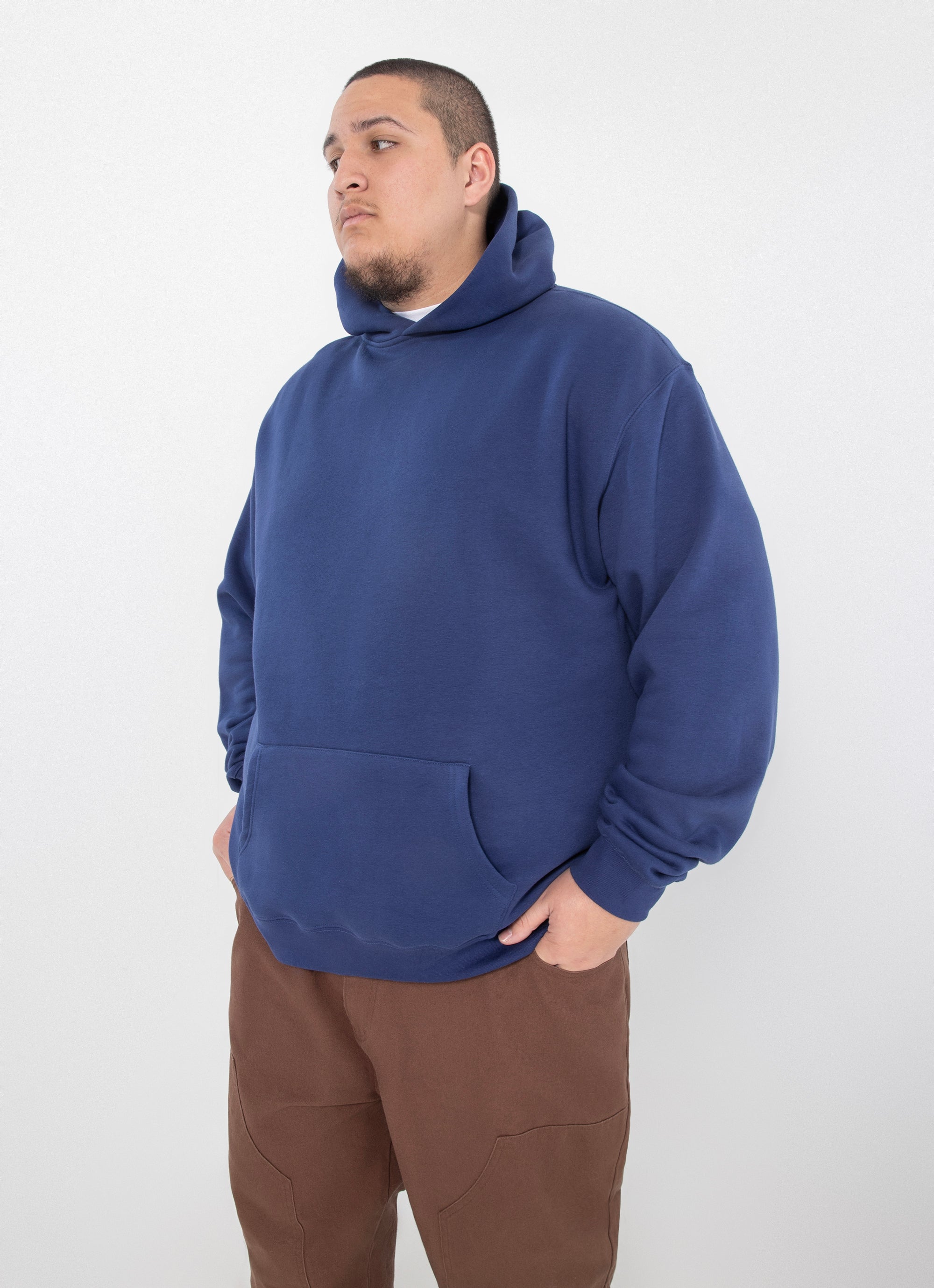 As Colour Relax Hoodie Big & Tall in Blue
